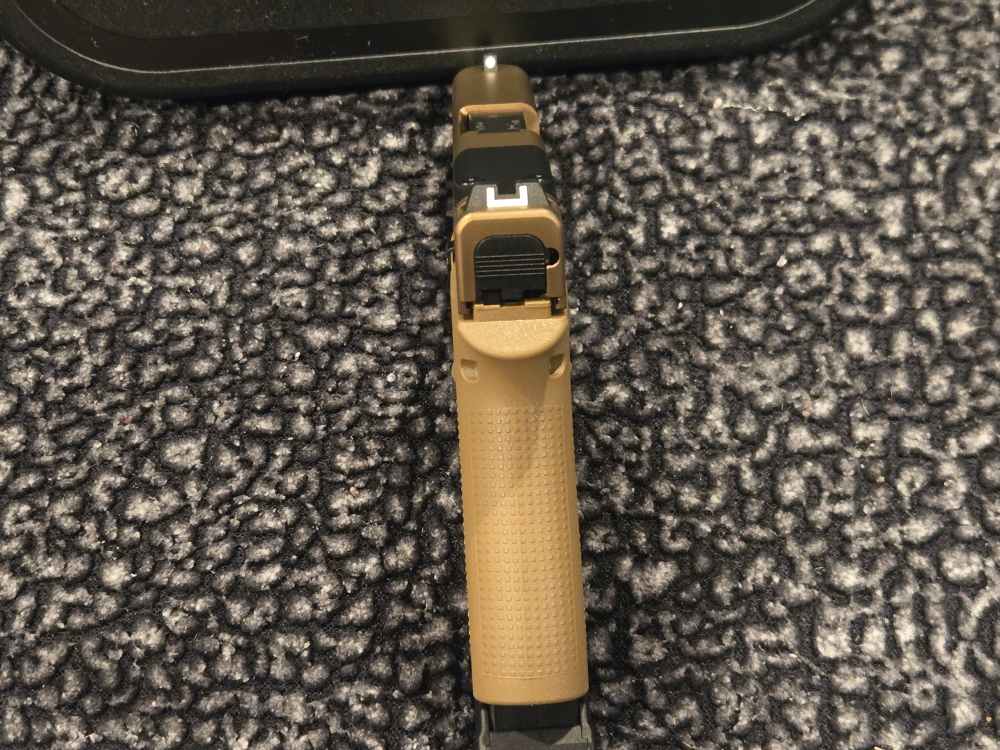 Glock 43X MOS 9mm PX435Z203FRMOSK 15+1 COYOTE FDE PISTOL 2-MAGAZINES NEW-img-5