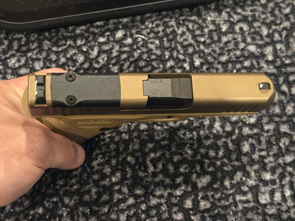 Glock 43X MOS 9mm PX435Z203FRMOSK 15+1 COYOTE FDE PISTOL 2-MAGAZINES NEW-img-6