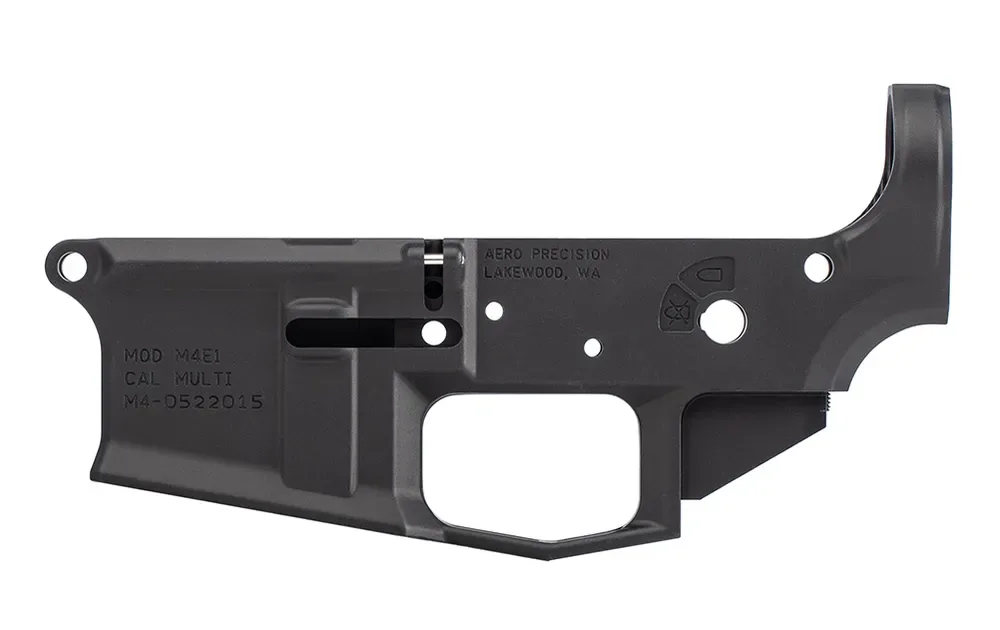 Aero Precision M4E1 Lower Receiver anodized black stripped NEW -img-1