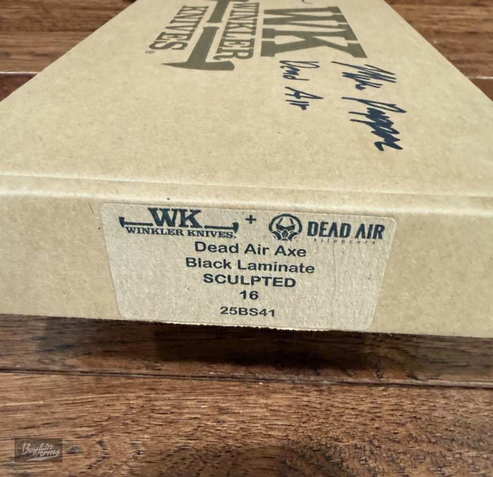 Limited Edition Winkler Knives and Dead Air Exclusive Axe NIB Signed-img-3