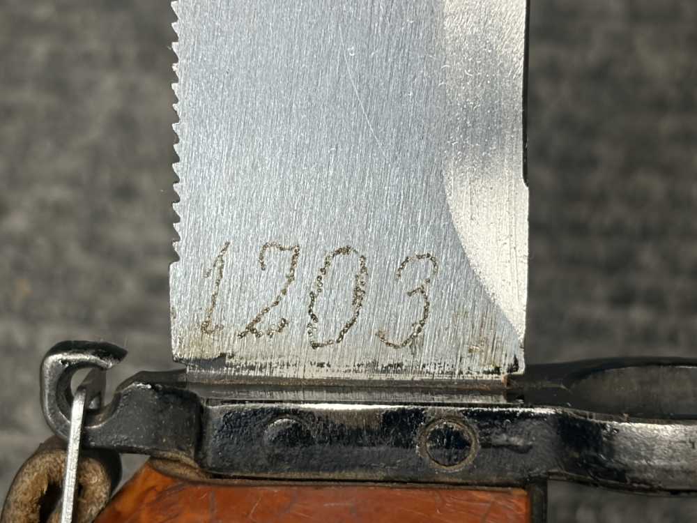 Bulgarian Arsenal SLR 106FR Factory Side Folder with Bakelite Bayonet RARE-img-27