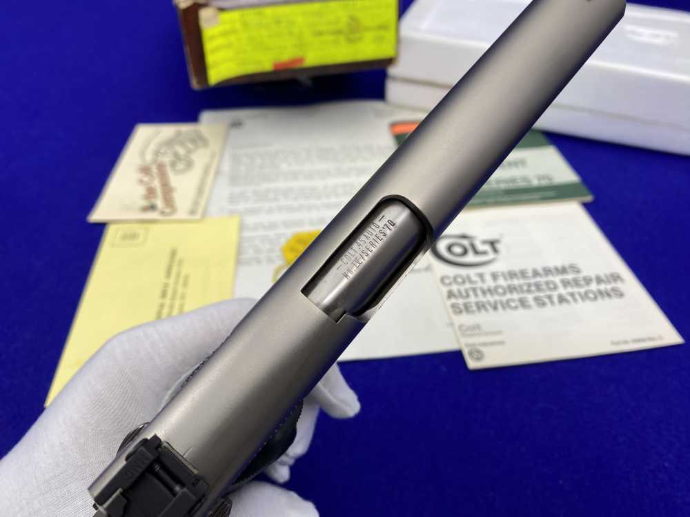 MINT 1981 Colt Government .45ACP *SOUGHT-AFTER COLT CUSTOM SHOP E-NICKEL*-img-26