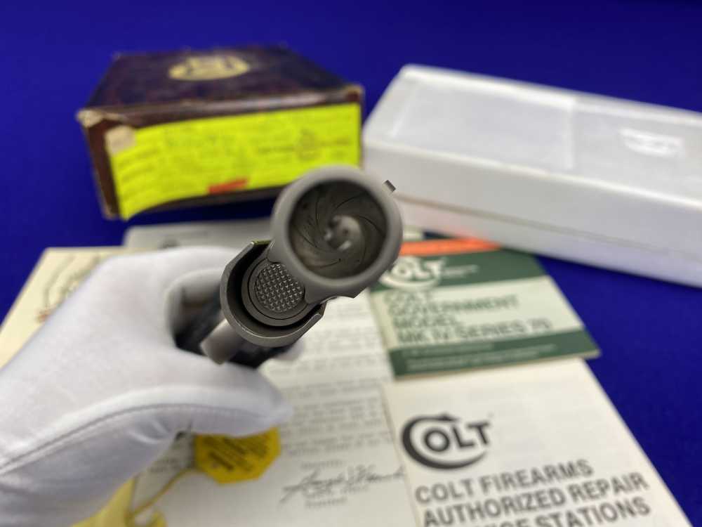 MINT 1981 Colt Government .45ACP *SOUGHT-AFTER COLT CUSTOM SHOP E-NICKEL*-img-46