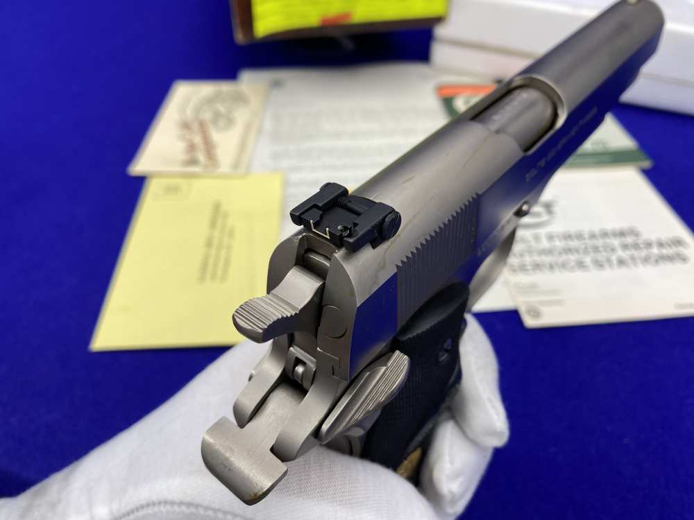 MINT 1981 Colt Government .45ACP *SOUGHT-AFTER COLT CUSTOM SHOP E-NICKEL*-img-24