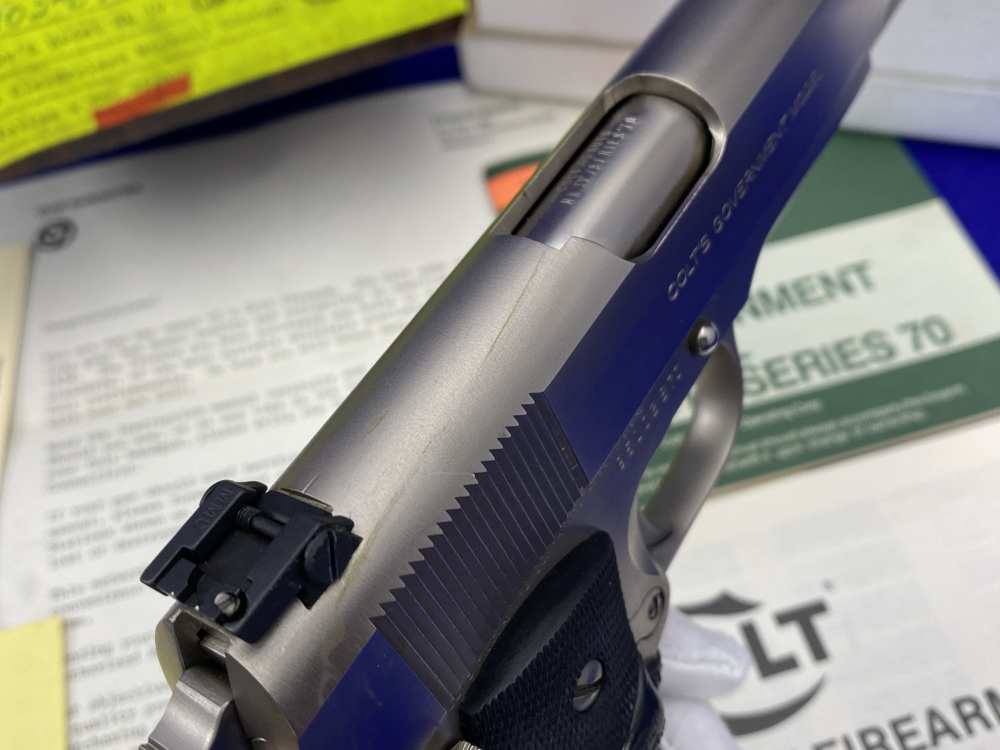 MINT 1981 Colt Government .45ACP *SOUGHT-AFTER COLT CUSTOM SHOP E-NICKEL*-img-40