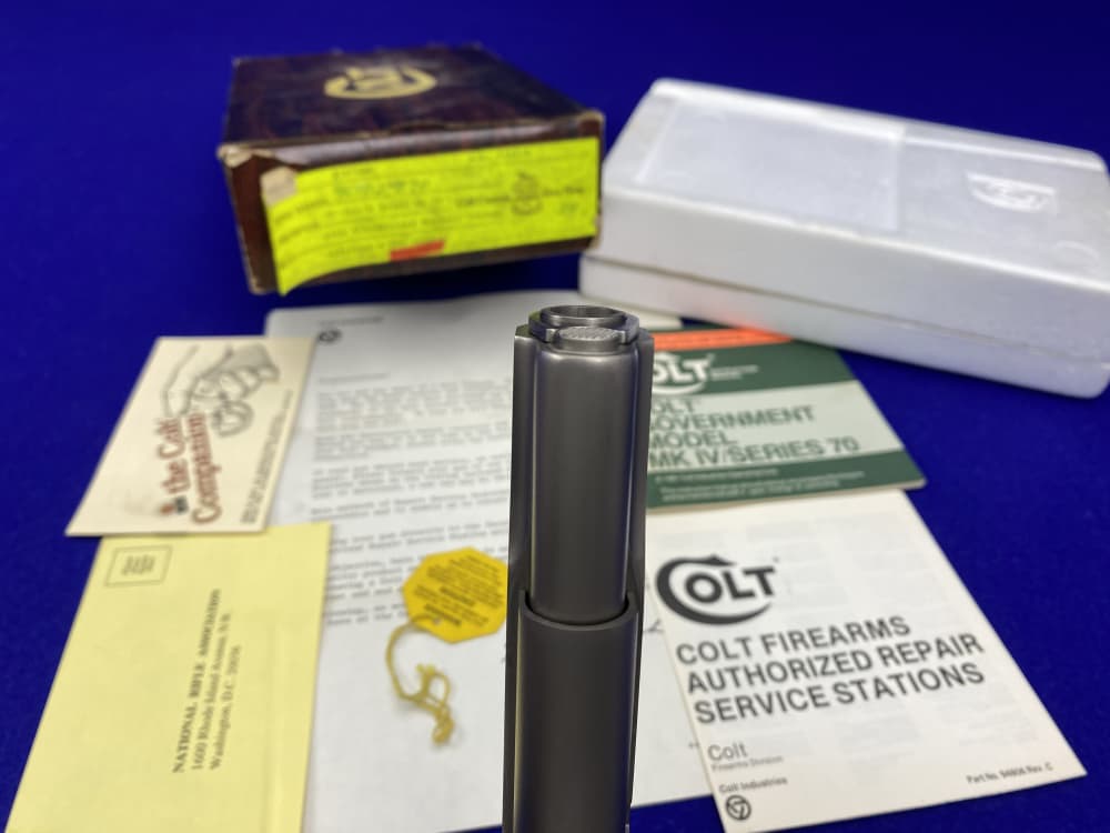 MINT 1981 Colt Government .45ACP *SOUGHT-AFTER COLT CUSTOM SHOP E-NICKEL*-img-34