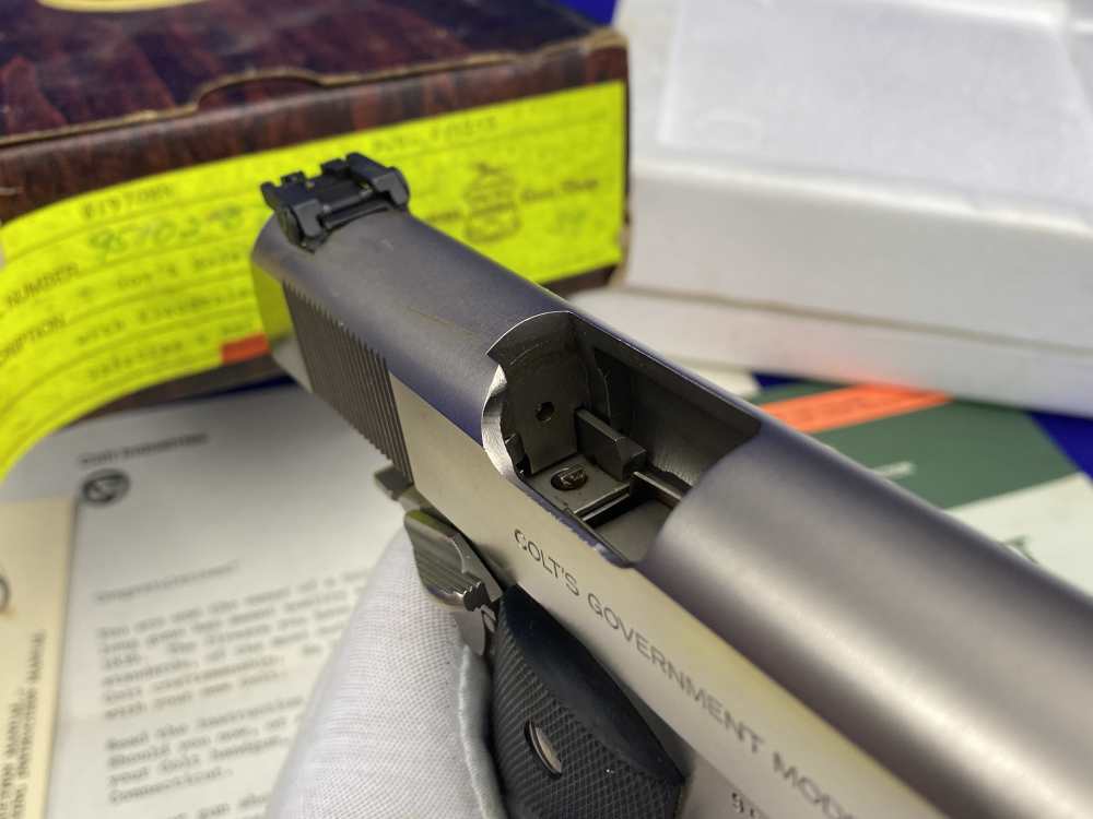 MINT 1981 Colt Government .45ACP *SOUGHT-AFTER COLT CUSTOM SHOP E-NICKEL*-img-43