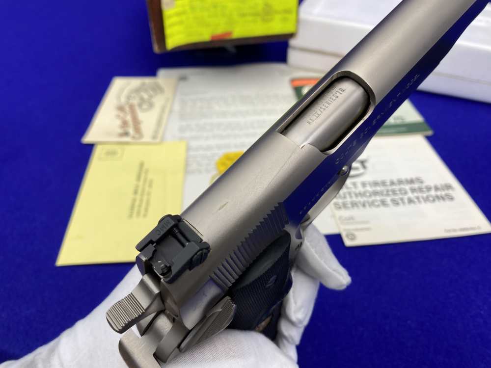 MINT 1981 Colt Government .45ACP *SOUGHT-AFTER COLT CUSTOM SHOP E-NICKEL*-img-25