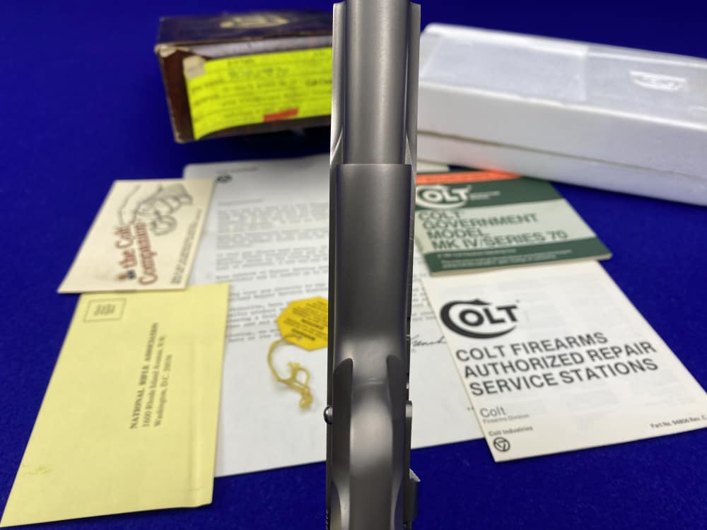 MINT 1981 Colt Government .45ACP *SOUGHT-AFTER COLT CUSTOM SHOP E-NICKEL*-img-33
