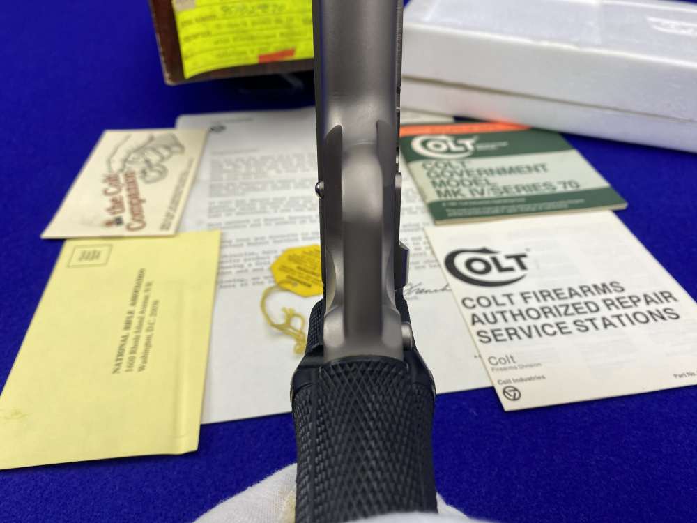 MINT 1981 Colt Government .45ACP *SOUGHT-AFTER COLT CUSTOM SHOP E-NICKEL*-img-31