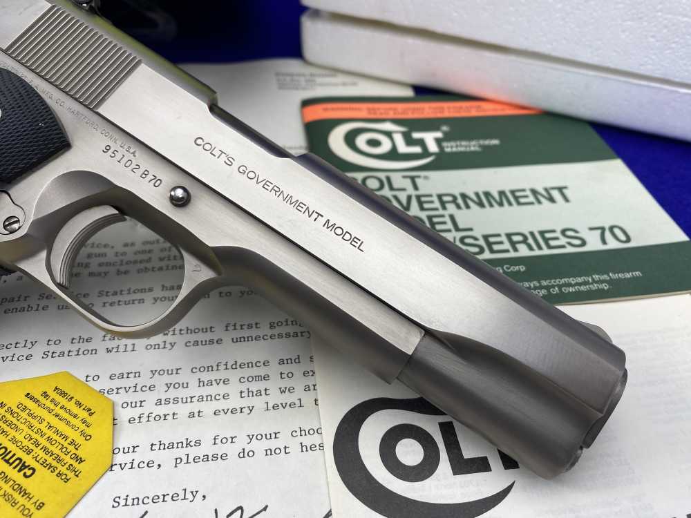 MINT 1981 Colt Government .45ACP *SOUGHT-AFTER COLT CUSTOM SHOP E-NICKEL*-img-16