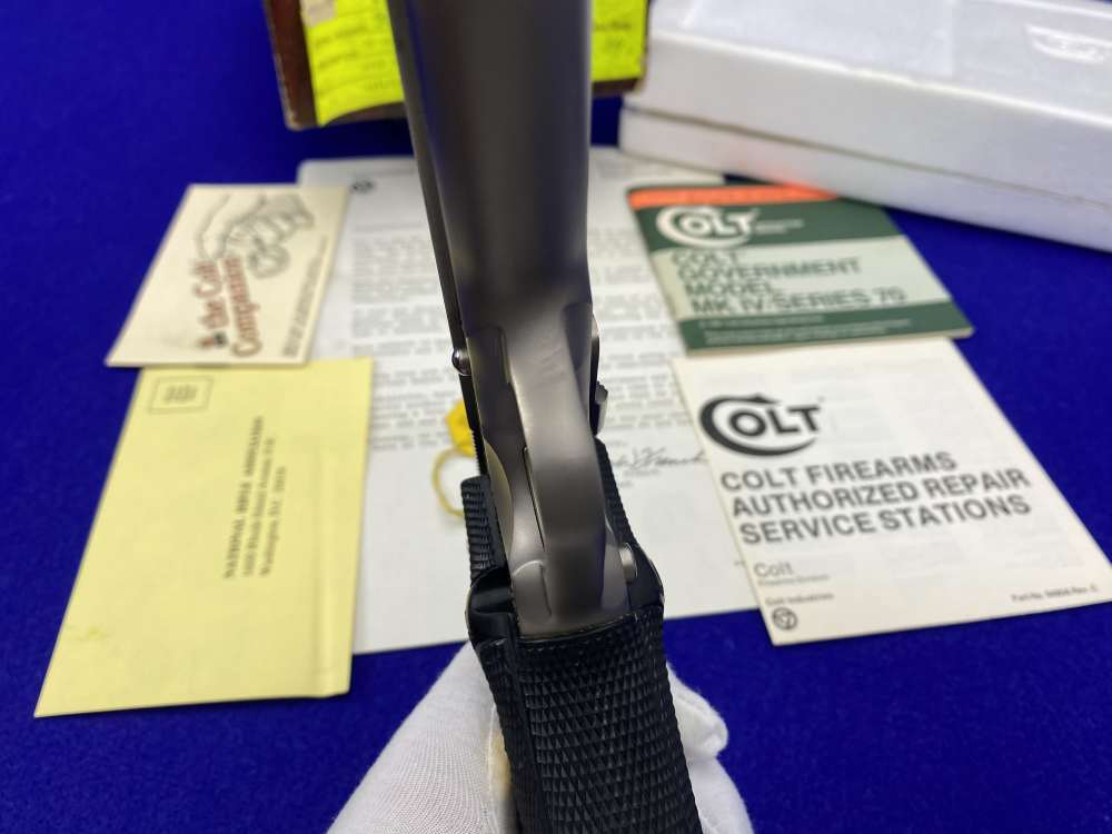 MINT 1981 Colt Government .45ACP *SOUGHT-AFTER COLT CUSTOM SHOP E-NICKEL*-img-32