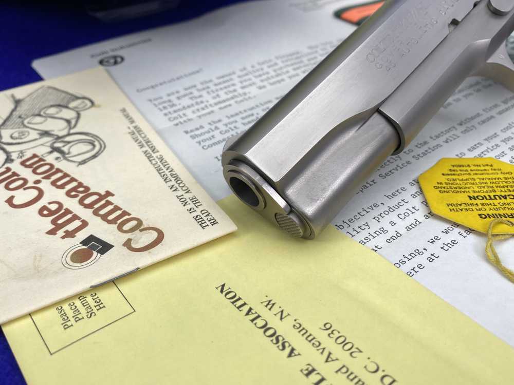 MINT 1981 Colt Government .45ACP *SOUGHT-AFTER COLT CUSTOM SHOP E-NICKEL*-img-10