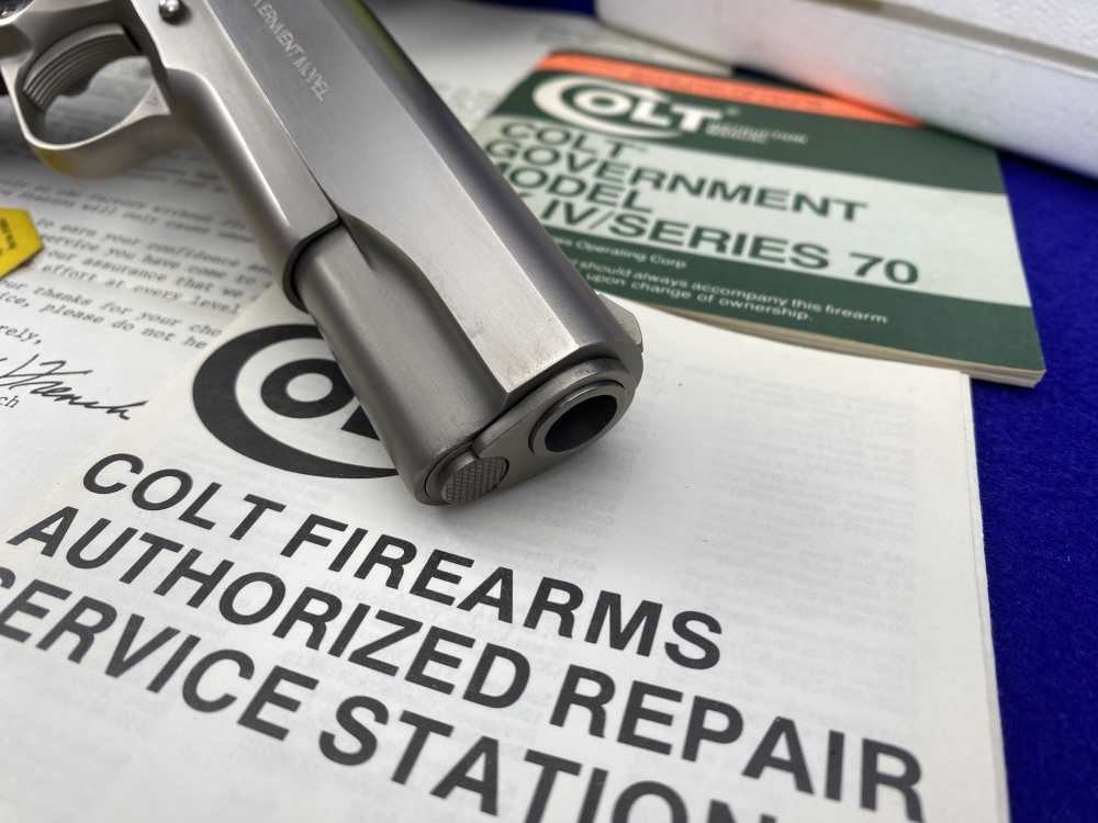 MINT 1981 Colt Government .45ACP *SOUGHT-AFTER COLT CUSTOM SHOP E-NICKEL*-img-18