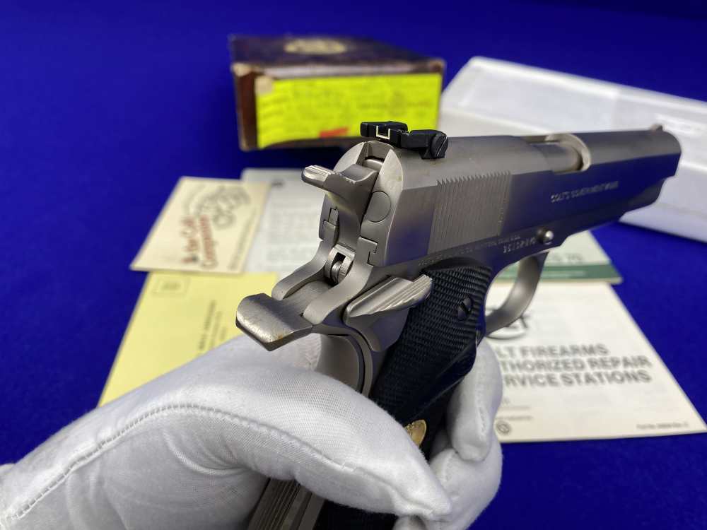 MINT 1981 Colt Government .45ACP *SOUGHT-AFTER COLT CUSTOM SHOP E-NICKEL*-img-22
