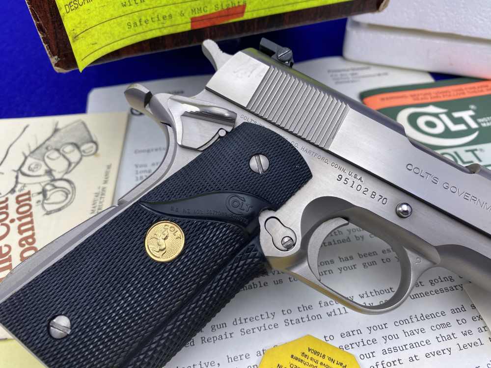 MINT 1981 Colt Government .45ACP *SOUGHT-AFTER COLT CUSTOM SHOP E-NICKEL*-img-13