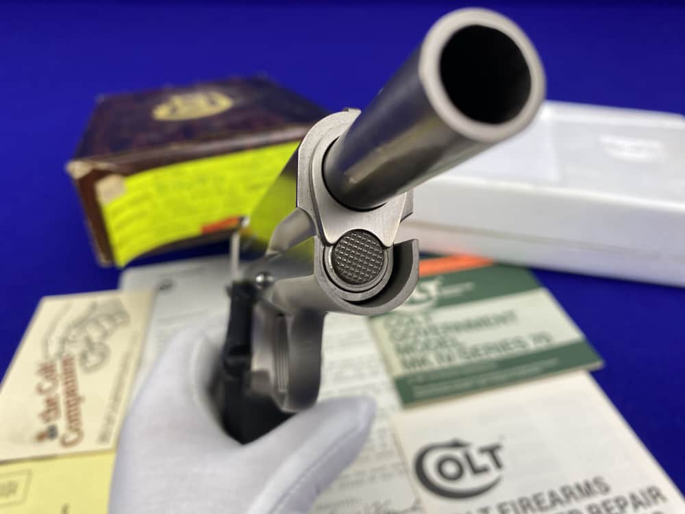 MINT 1981 Colt Government .45ACP *SOUGHT-AFTER COLT CUSTOM SHOP E-NICKEL*-img-47