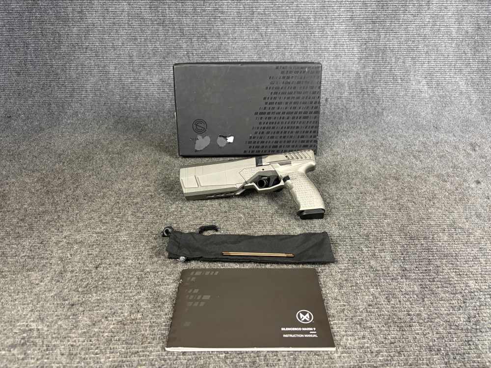 Silencer Co Maxim 9MM Integral Suppressed Pistol Tungsten Grey-img-0