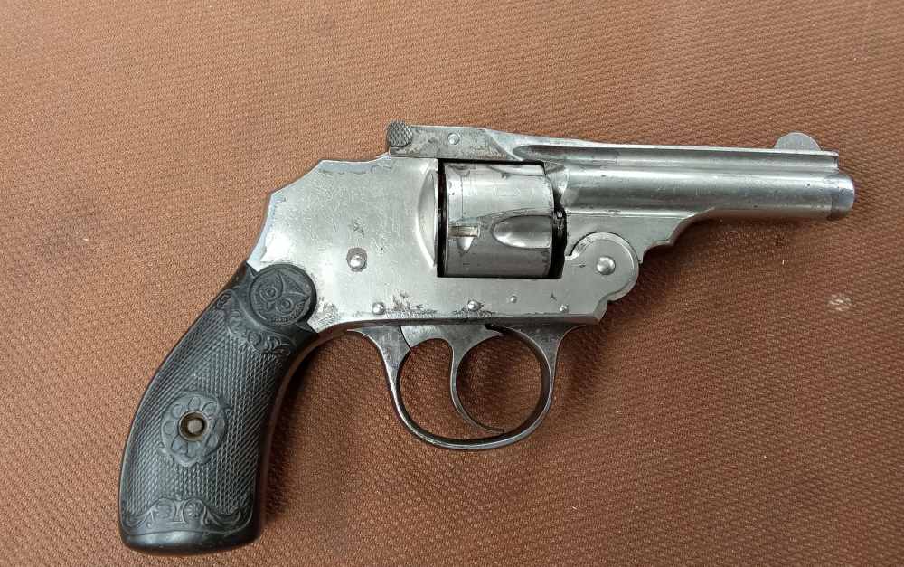 Iver Johnson Top Break 32 short revolver -img-14