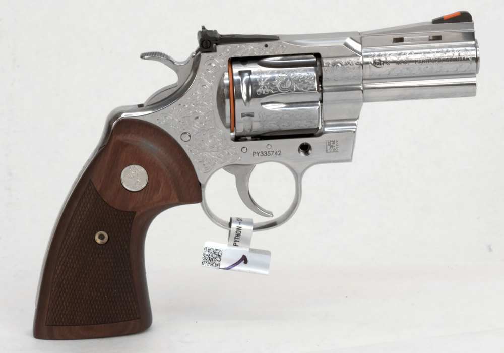 Colt Python Engraved 3" Barrel 357Mag Revolver NIB-img-5