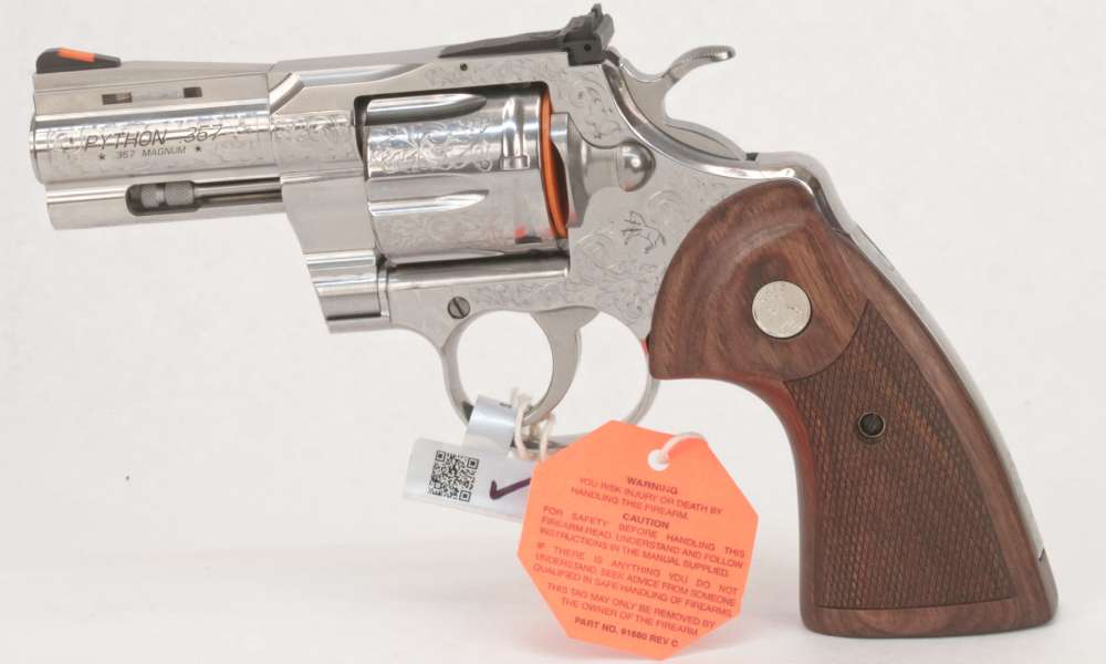Colt Python Engraved 3" Barrel 357Mag Revolver NIB-img-10