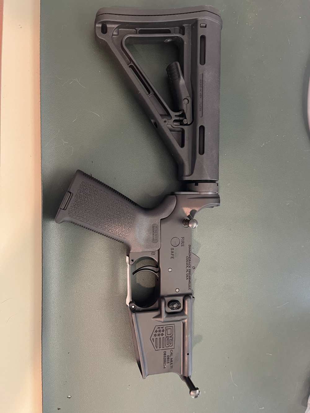 Diamondback Firearms AR15 / M4 Complete Lower Receiver SBR DB15 - Form 3-img-1