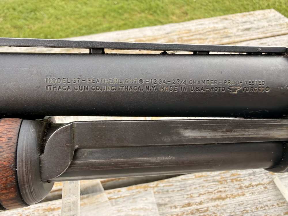 ITHACA  MODEL 37 12 GA PUMP ACTION SHOTGUN 26"-img-13