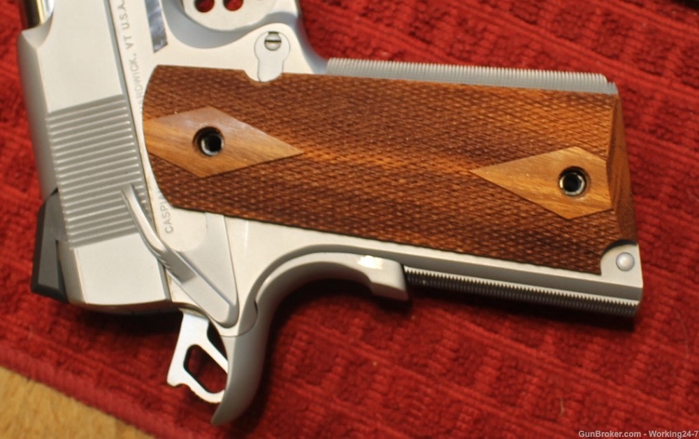 Hogue Exotic Hardwood Goncalo Alves Double Diamond Grips for Colt or 1911-img-9