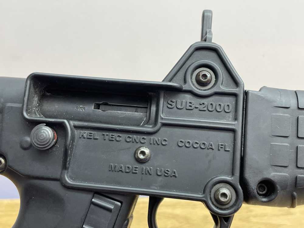 Keltec Sub-2000 9mm 16.25" Black *FOLDING SEMI-AUTOMATIC PISTOL CAL. RIFLE*-img-8