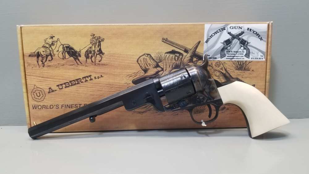 Uberti Outlaws & Lawmen "Wild Bill" 1851 Richards-Mason .38Spl 7.5" LNIB-img-0