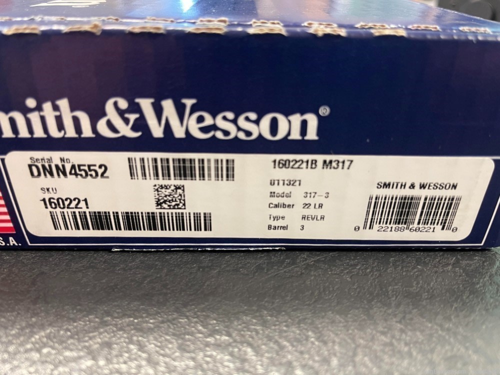 Smith & Wesson Model 317 Revolver 22 LR 8RD 160221 Kit Gun NO CC FEES-img-3
