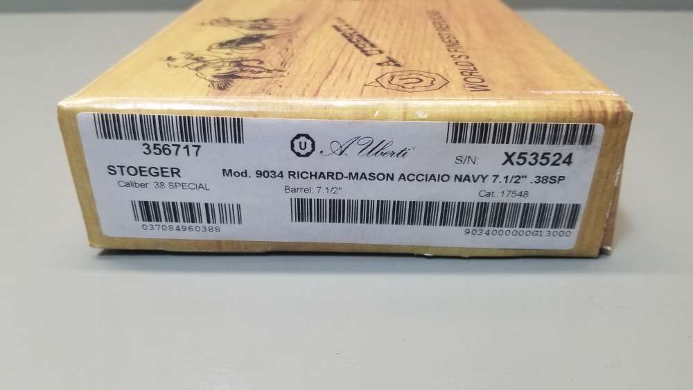 Uberti Outlaws & Lawmen "Wild Bill" 1851 Richards-Mason .38Spl 7.5" LNIB-img-31