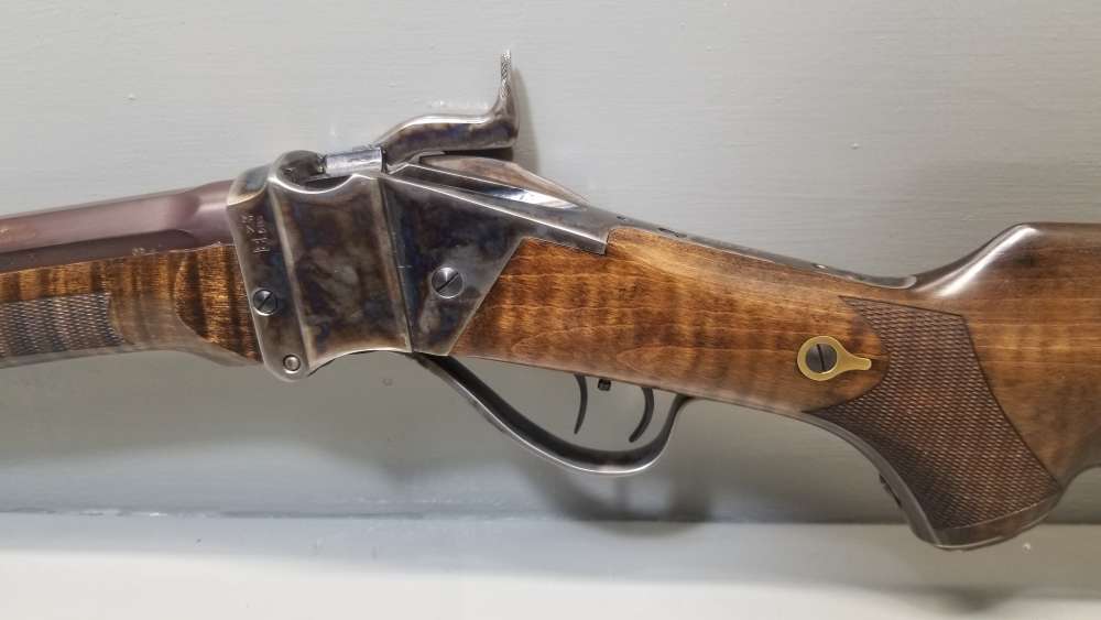 Davide Pedersoli 1874 Sharps Old West Maple .45-70 Gov't 30" LNIB Gorgeous!-img-29