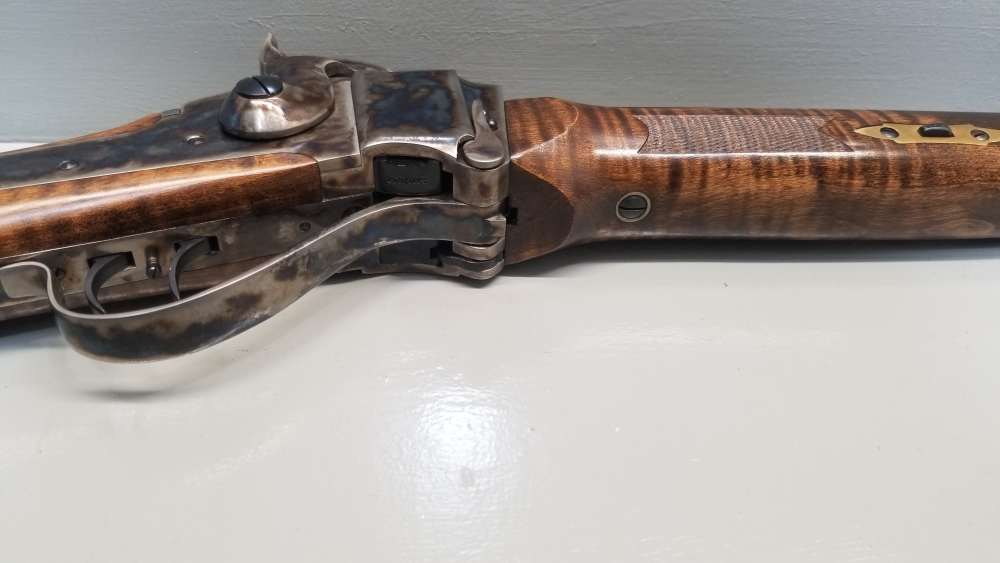 Davide Pedersoli 1874 Sharps Old West Maple .45-70 Gov't 30" LNIB Gorgeous!-img-21