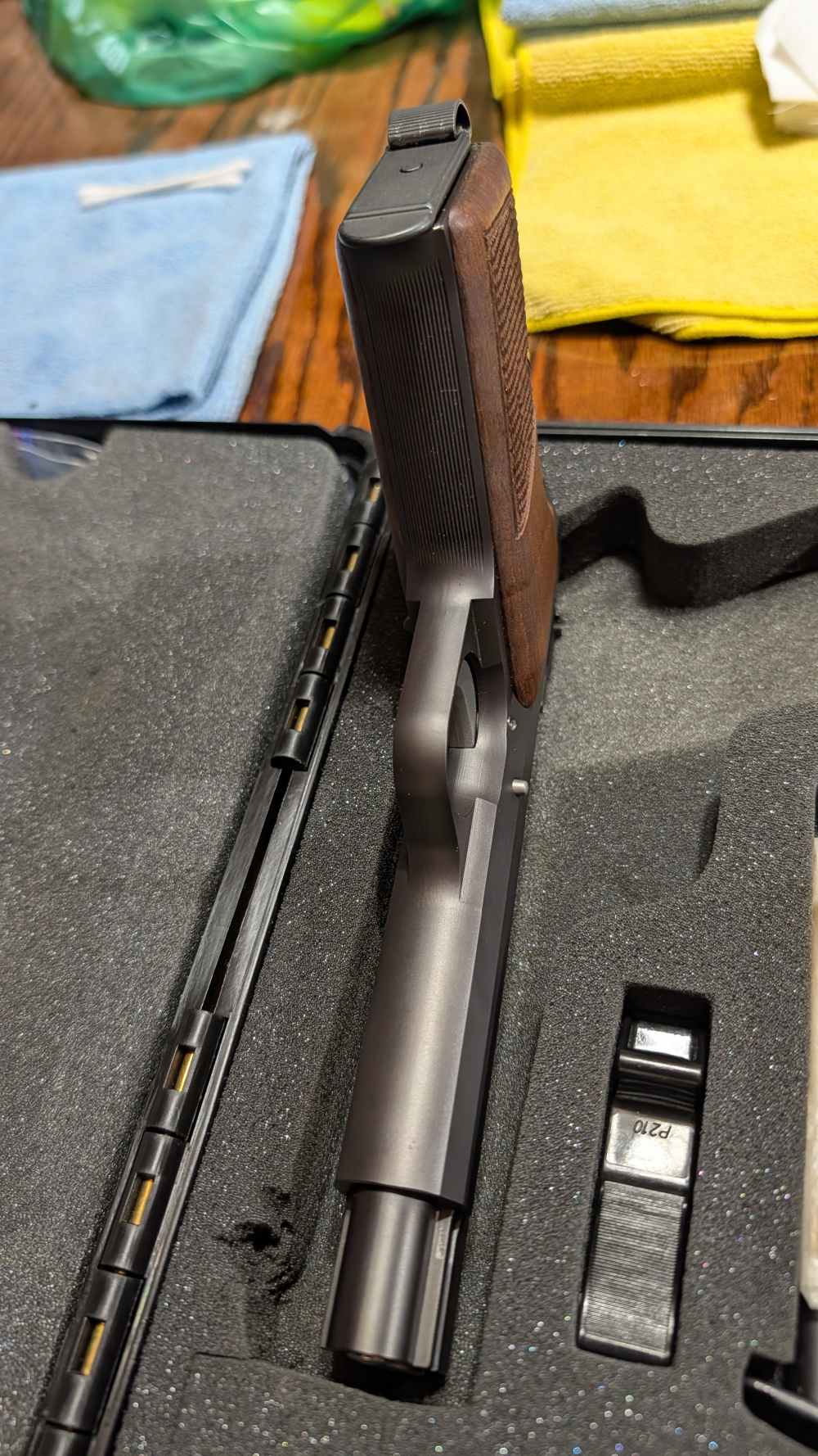 Beautiful NIB SIG SWISS ARMS LATE PRODUCTION 2006 P-210-6 HEAVY FRAME.-img-7