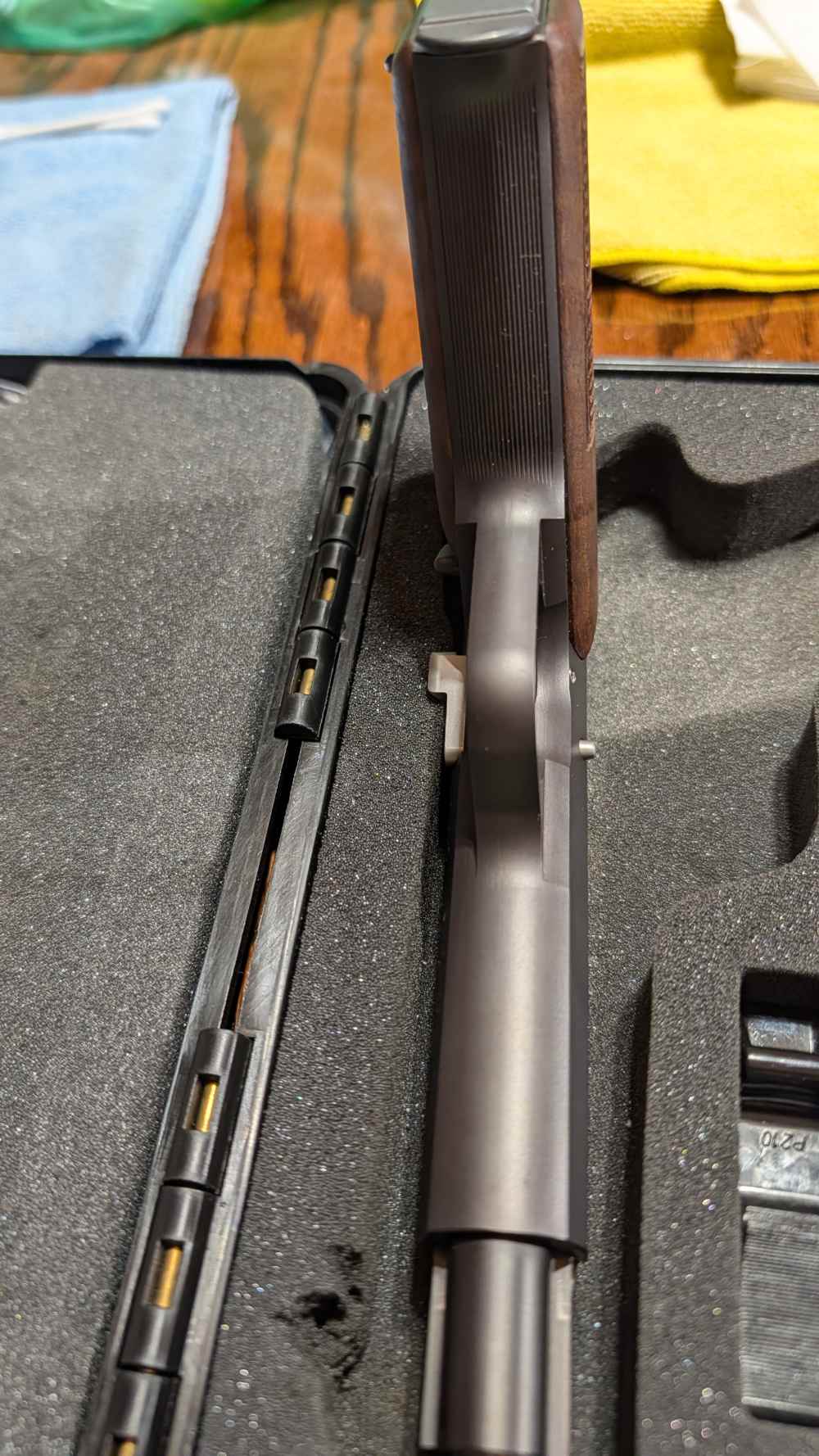 Beautiful NIB SIG SWISS ARMS LATE PRODUCTION 2006 P-210-6 HEAVY FRAME.-img-4