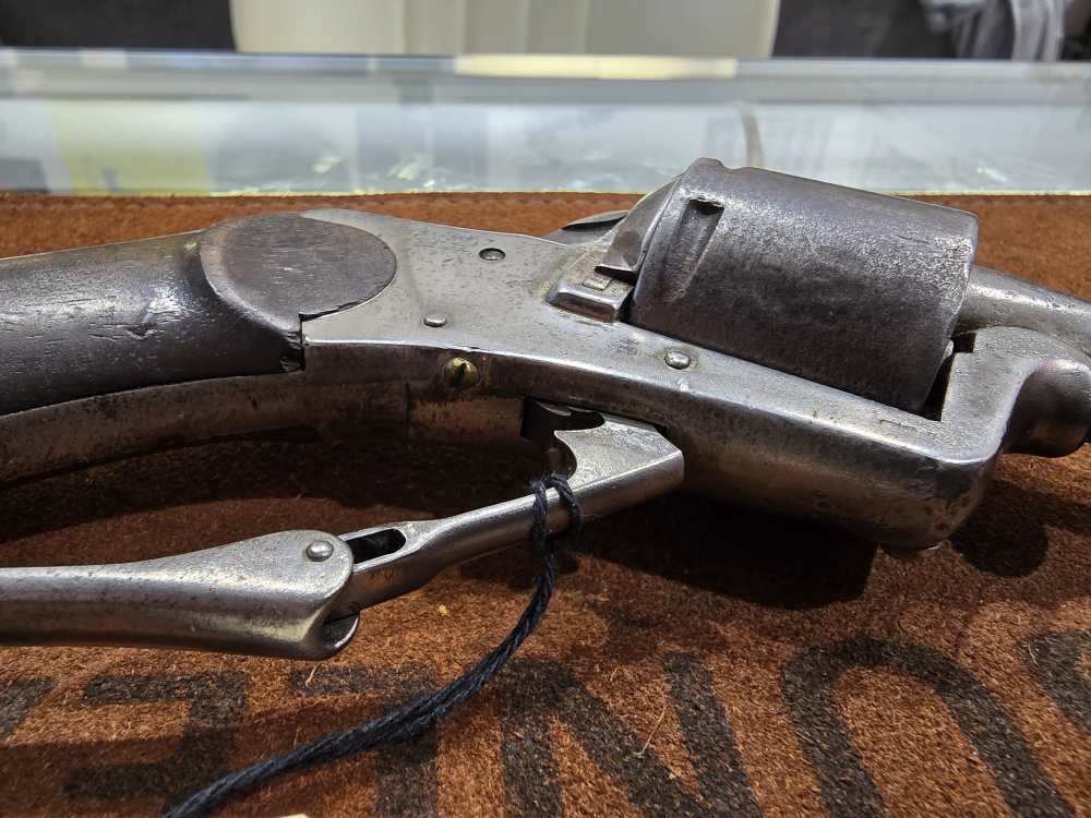 M. Ficher - Squeeze / Pin Fire Revolver for Amputee made in Berlin, Germany-img-1