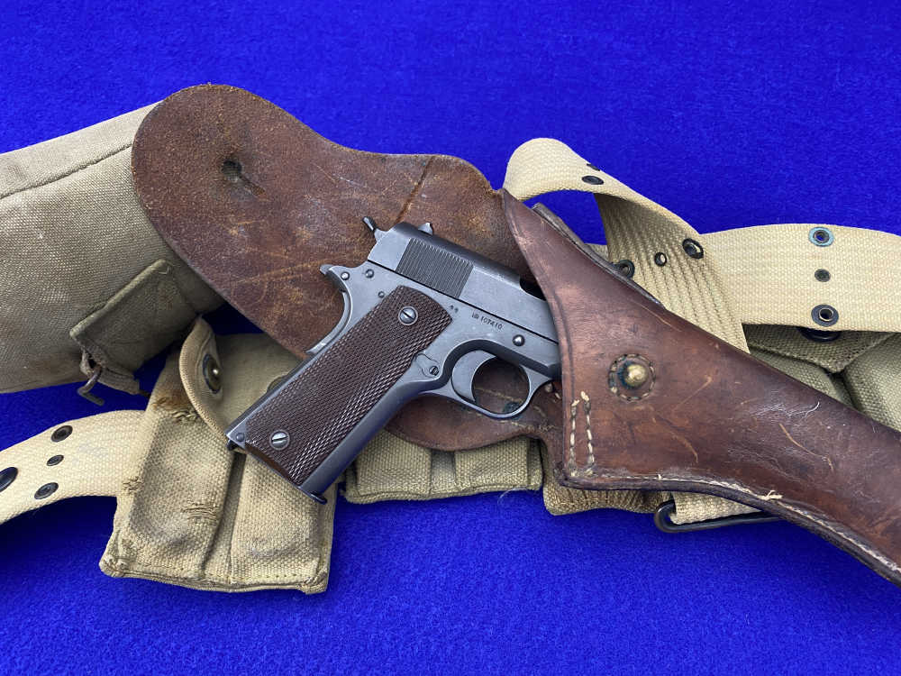 HISTORIC WWI 1914 Springfield Armory 1911 US Army COMPLETE MILITARY PACKAGE-img-56