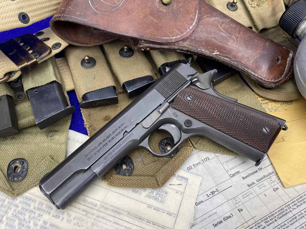 HISTORIC WWI 1914 Springfield Armory 1911 US Army COMPLETE MILITARY PACKAGE-img-6