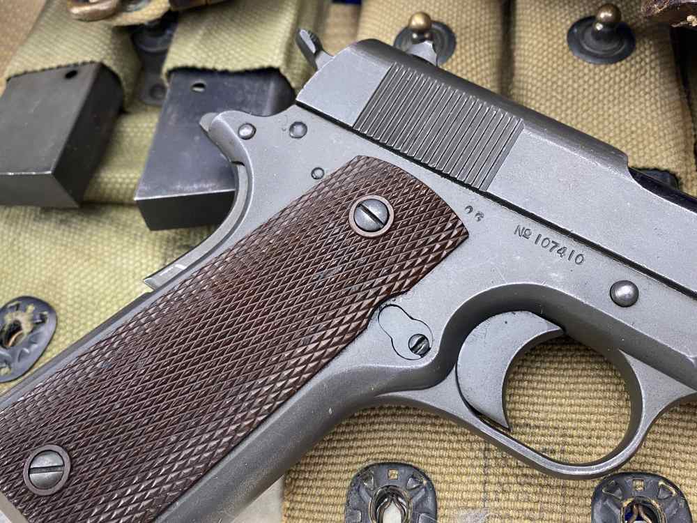 HISTORIC WWI 1914 Springfield Armory 1911 US Army COMPLETE MILITARY PACKAGE-img-17