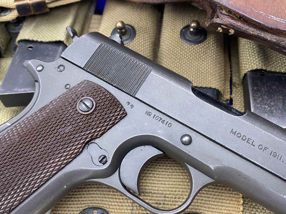 HISTORIC WWI 1914 Springfield Armory 1911 US Army COMPLETE MILITARY PACKAGE-img-19