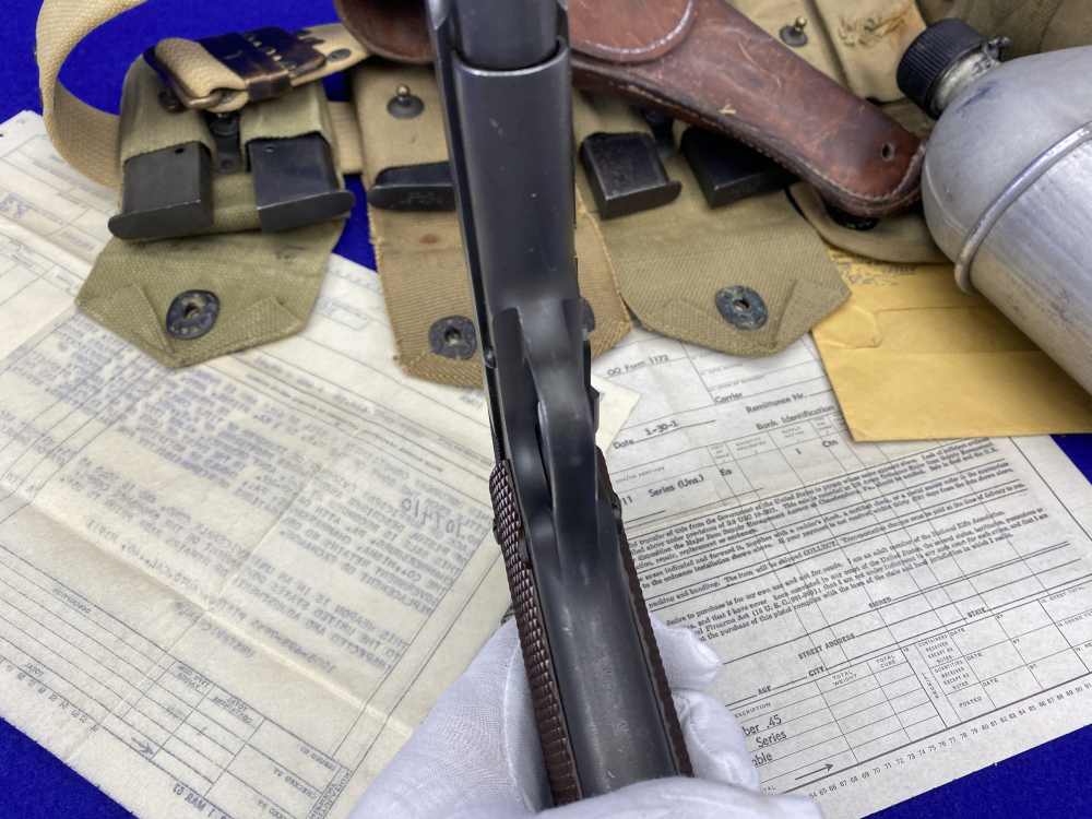 HISTORIC WWI 1914 Springfield Armory 1911 US Army COMPLETE MILITARY PACKAGE-img-33