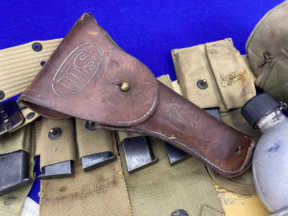 HISTORIC WWI 1914 Springfield Armory 1911 US Army COMPLETE MILITARY PACKAGE-img-43