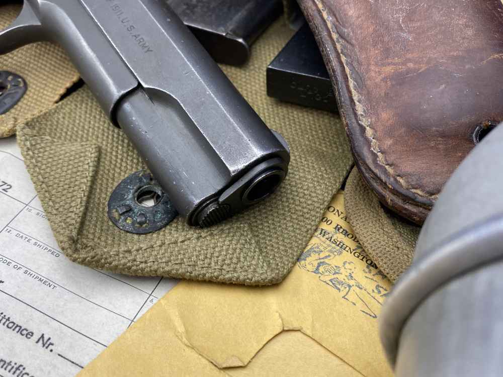 HISTORIC WWI 1914 Springfield Armory 1911 US Army COMPLETE MILITARY PACKAGE-img-22