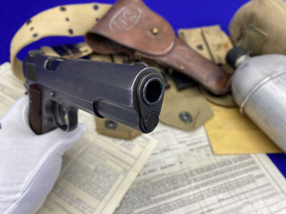 HISTORIC WWI 1914 Springfield Armory 1911 US Army COMPLETE MILITARY PACKAGE-img-35