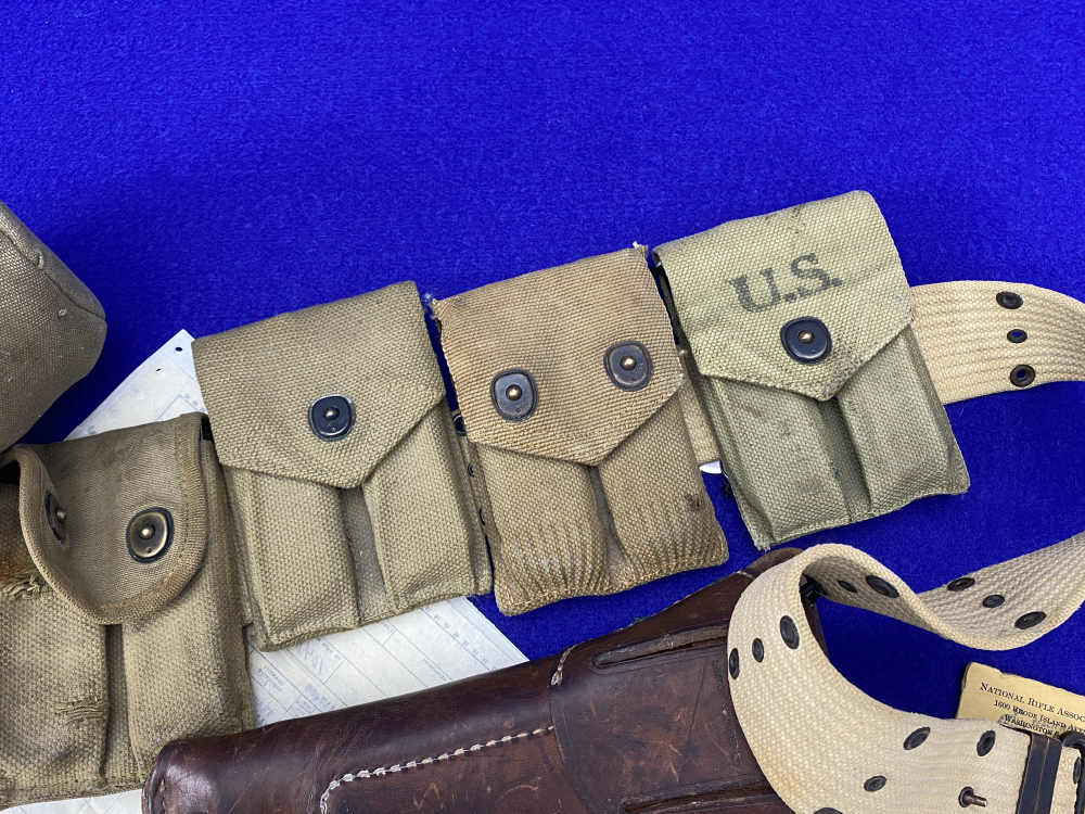 HISTORIC WWI 1914 Springfield Armory 1911 US Army COMPLETE MILITARY PACKAGE-img-50