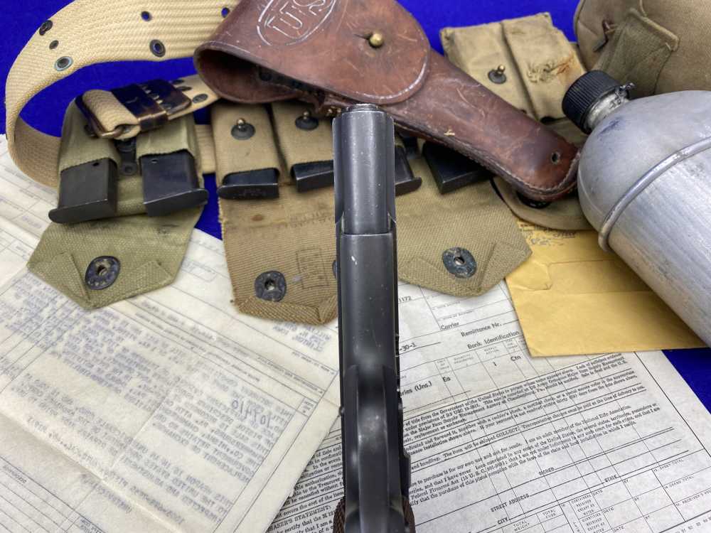 HISTORIC WWI 1914 Springfield Armory 1911 US Army COMPLETE MILITARY PACKAGE-img-34