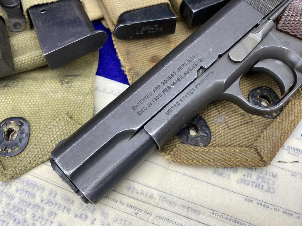 HISTORIC WWI 1914 Springfield Armory 1911 US Army COMPLETE MILITARY PACKAGE-img-11
