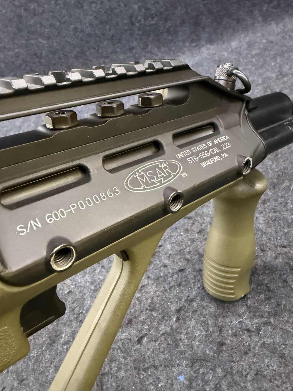 MSAR STG-556 BULLPUP RIFLE 5.56MM NATO w/THREE MAGS-img-6