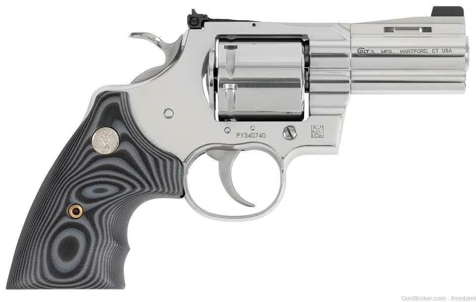 Colt Mfg Python Combat Elite 357 Mag 6 Shot, 3" -img-0
